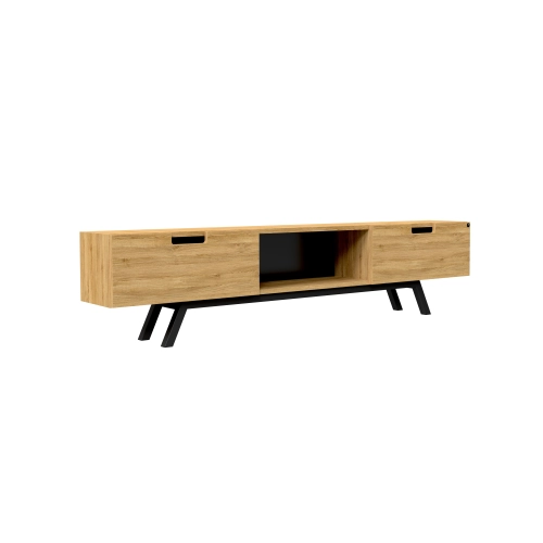 Szafka RTV-39 Drewno Lite Dąb Loft Lakier Rozmiary od 100 cm do 200 cm PREMIUM